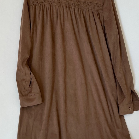 Gentle Fawn Suede shirt dress suede/tencel size small - Picture 5 of 8